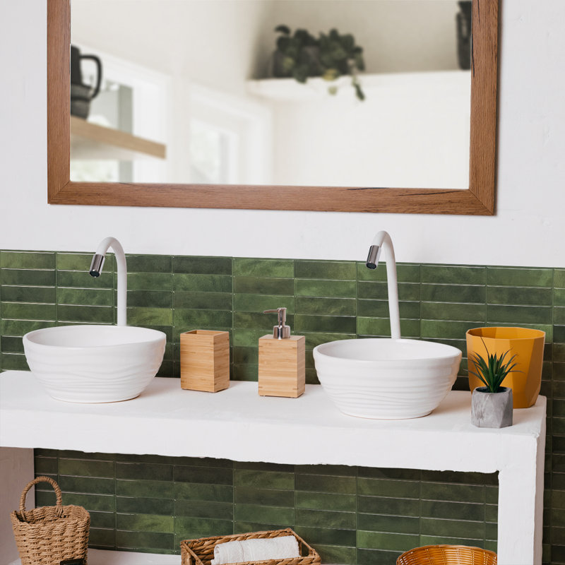 Smart Tiles Peel and Stick Gel Backsplash Tile Morocco 12'' x 9